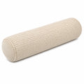 Cuscino cilindrico 50 x 18 cm in tessuto beige - supporto decorativo